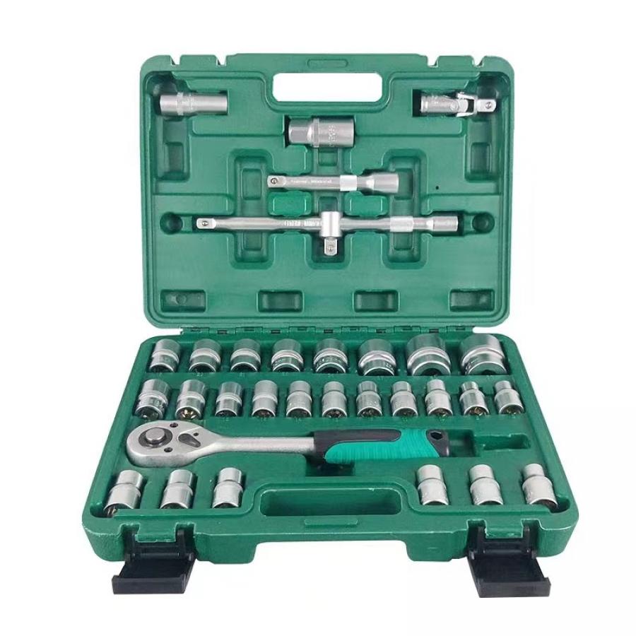 32Pcs Plastic Tool box professional Tool Kit Car Repair Tools