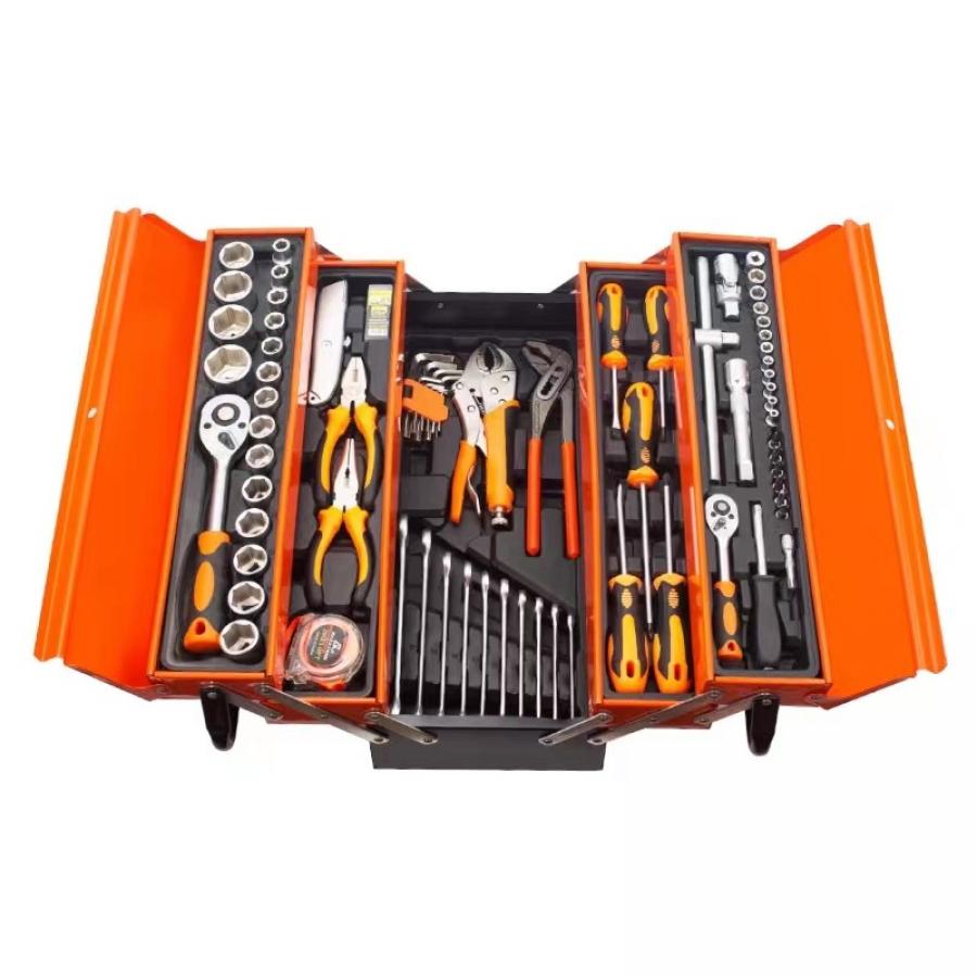 85Pcs Professional Mechanical Metal Case With Hand Tools